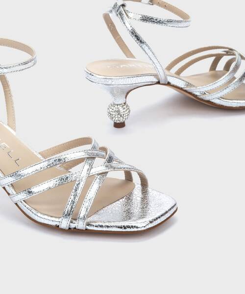 Heeled Sandals | LESINA 1745-B341N | PLATA | Martinelli