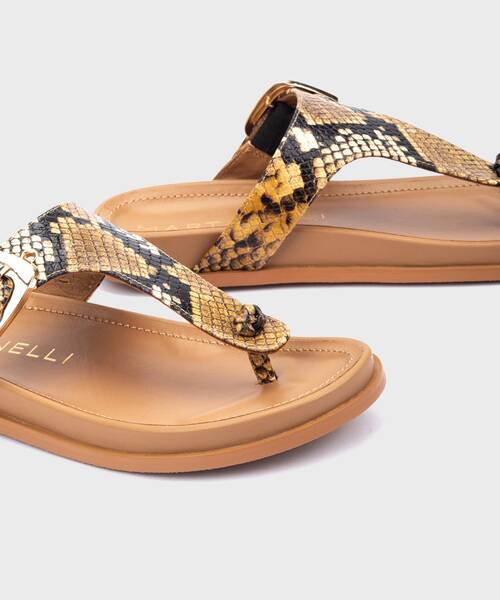 Flat Sandals | TANARO S035-B576SY | TAUPE | Martinelli