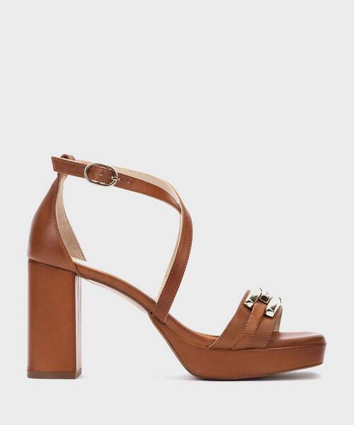 Heeled Sandals | LAWRENCE 1685-B136C | BRANDY | Martinelli