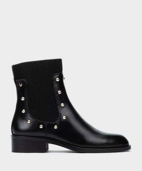 Flat ankle boots | RESSI 1718-A908K | BLACK | Martinelli