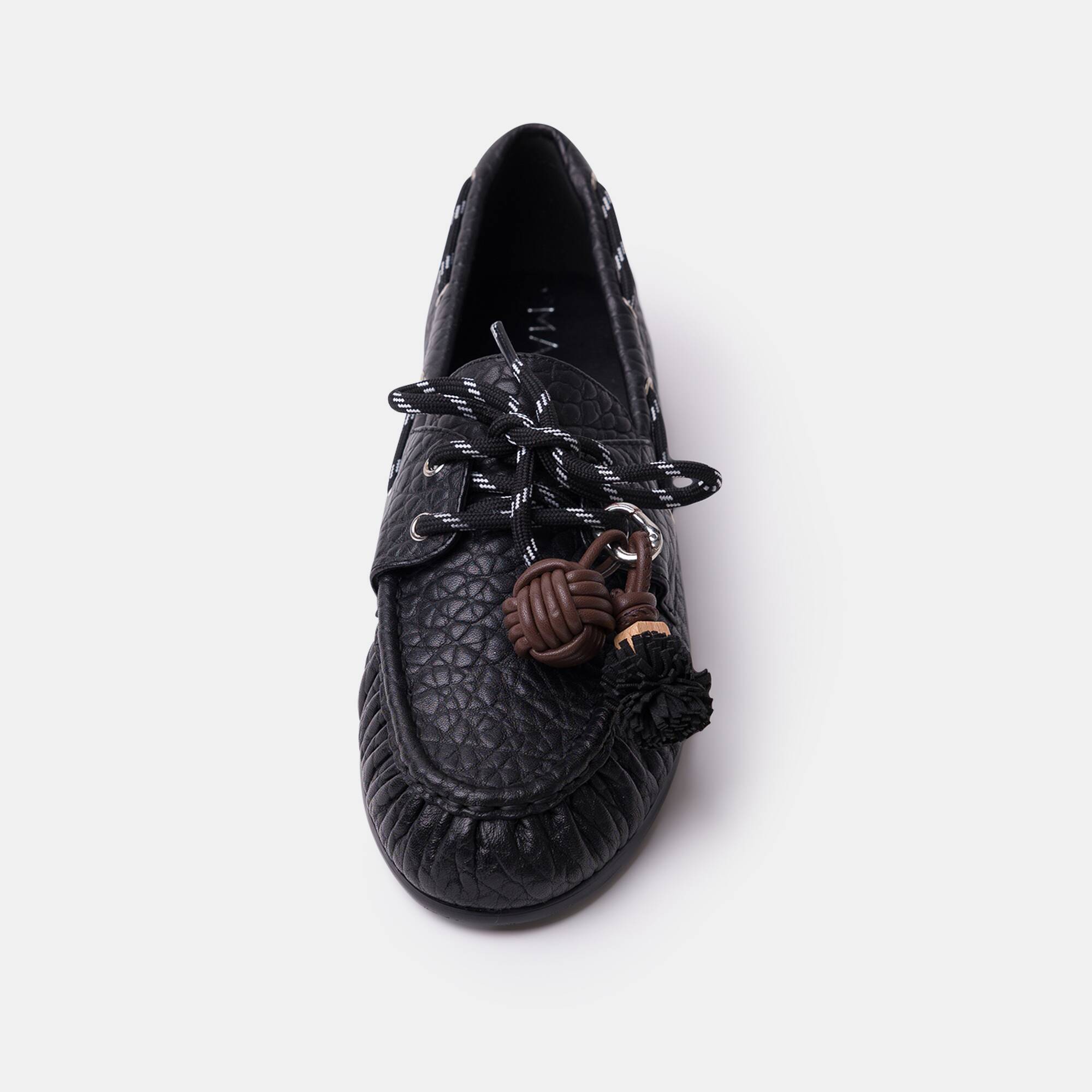 Veterschoenen en mocassins | BARACCHINI S065-B696BY, BLACK, large image number 100-S065-B696BY_000_Martinelli_BARACCHINI_BLACK_full.jpg | null
