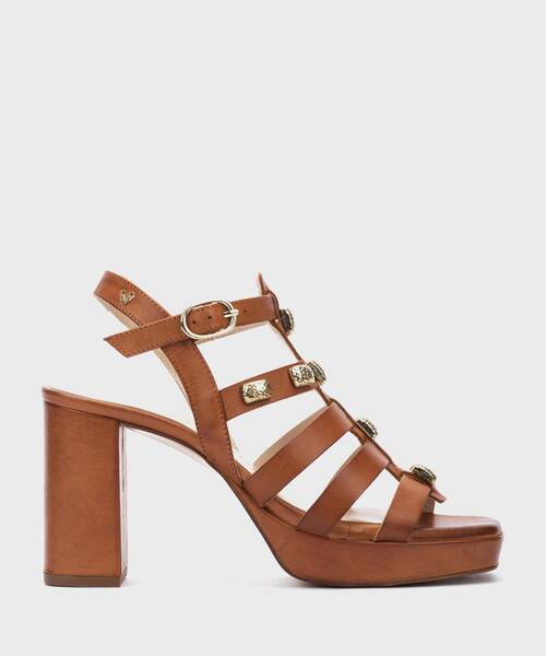 Heeled Sandals | LAWRENCE 1685-B137C | BRANDY | Martinelli