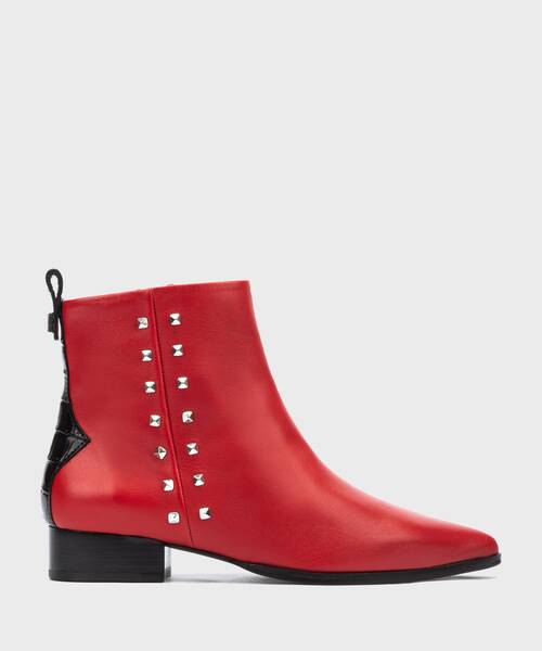 Botines Planos | POMPIDOU 1507-A048Z | ROJO | Martinelli
