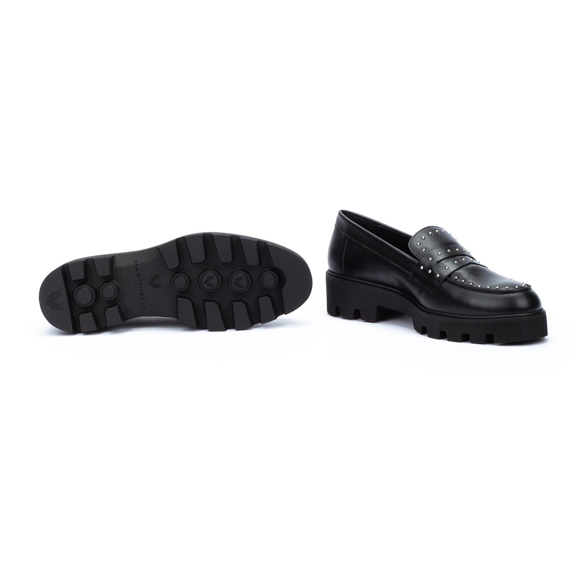 Loafers and Laces | HERMOSILLA 1568-A894P, BLACK, large image number 70-1568-A894P_000_Martinelli_HERMOSILLA_BLACK_full.jpg | null