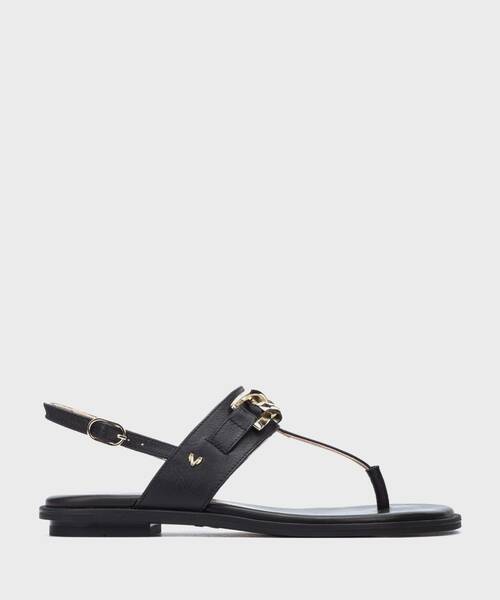 Flat Sandals | MAZZINI 1535-B153Z | BLACK | Martinelli
