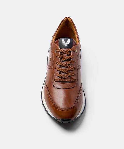 Men elegant sneaker , HANBURY 1741 , HANBURY 1741-2930C , CUERO