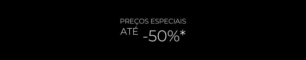 Special prices 50% off